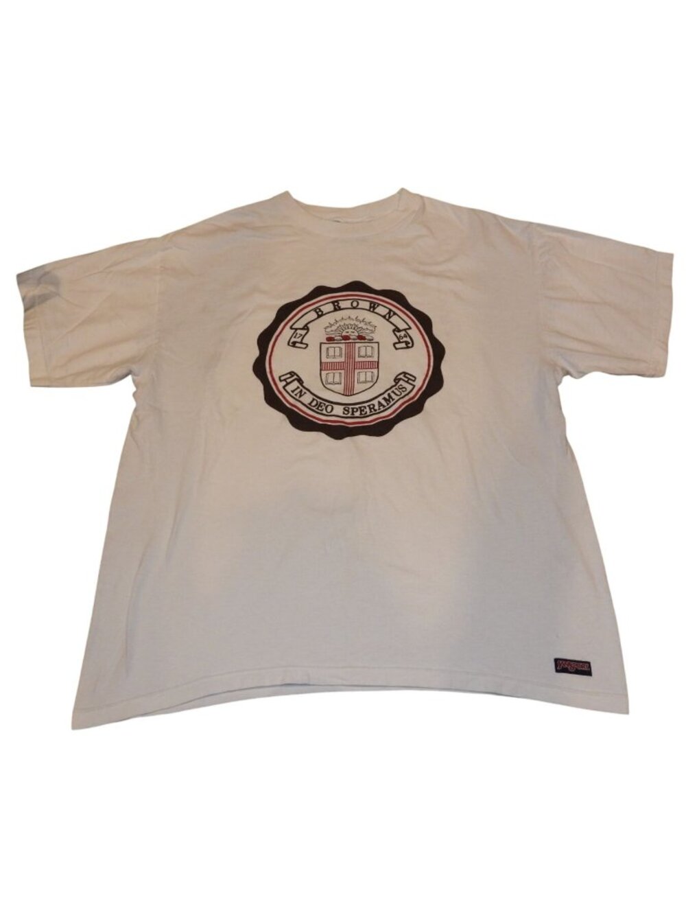 Vintage JanSport Brown University In Deo Speramus T-Shirt XXL Ivy League College